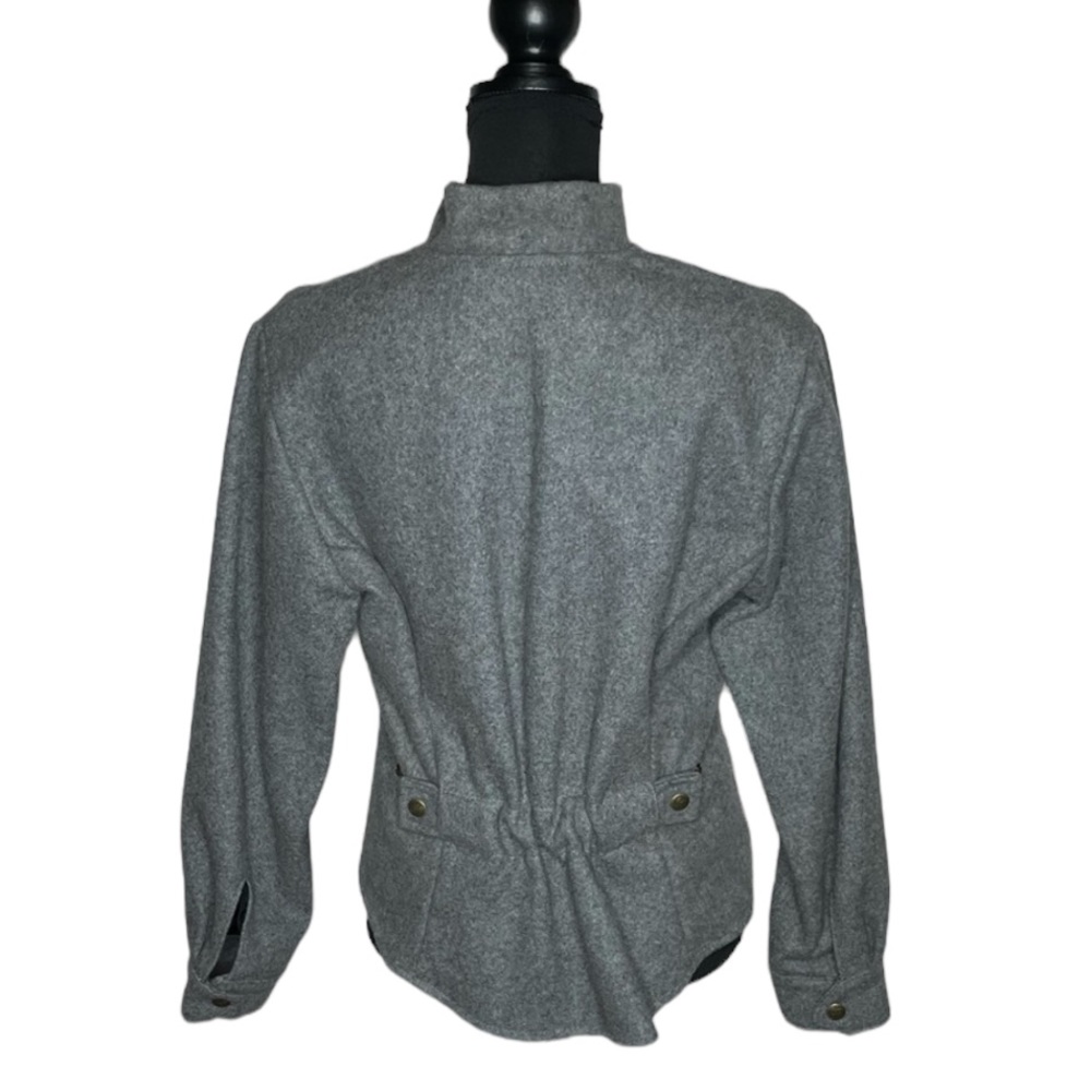 Schaefer Cassidy Gray Jacket Medium Wool Coat Hor… - image 2